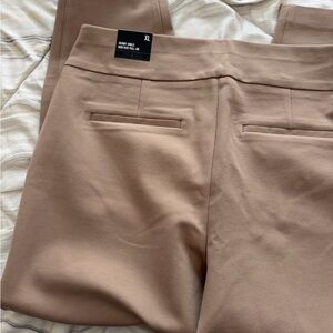 Express Men's Slim Ankle Pull-On Pants - Taupe Brown